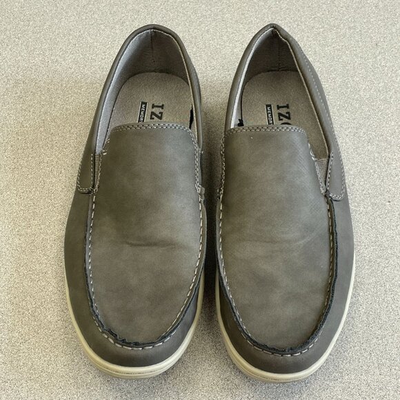 Izod Memory Foam Men's Size 10M Slip-On Loafers Gray - Picture 2 of 7